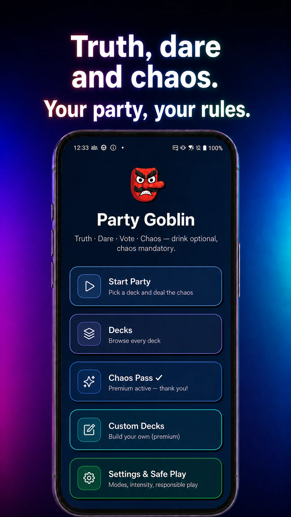 Party Goblin: Adult Party Game screenshot